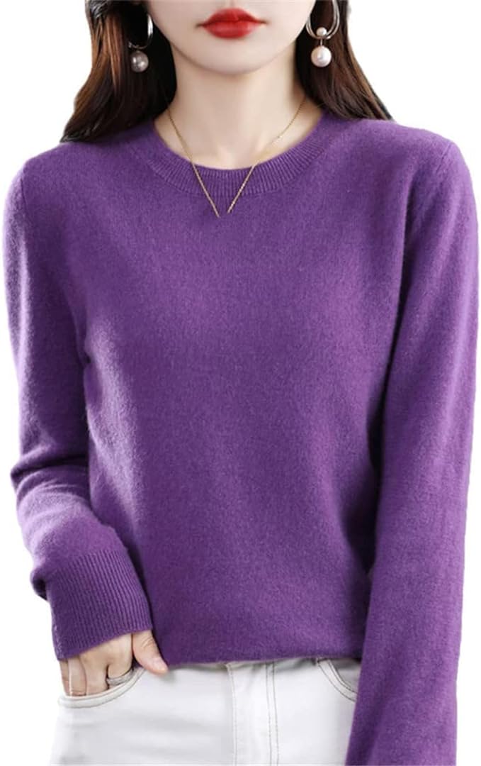 Women's cashmere sweater, 100% wool, say goodbye to static electricity - buy two and get free shipping!