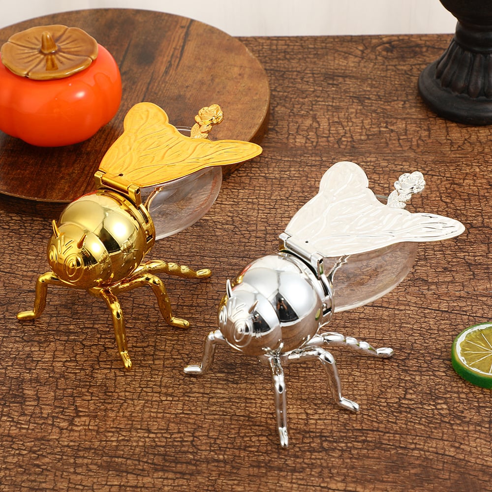 Decorative Bee-Shaped Honey Jar
