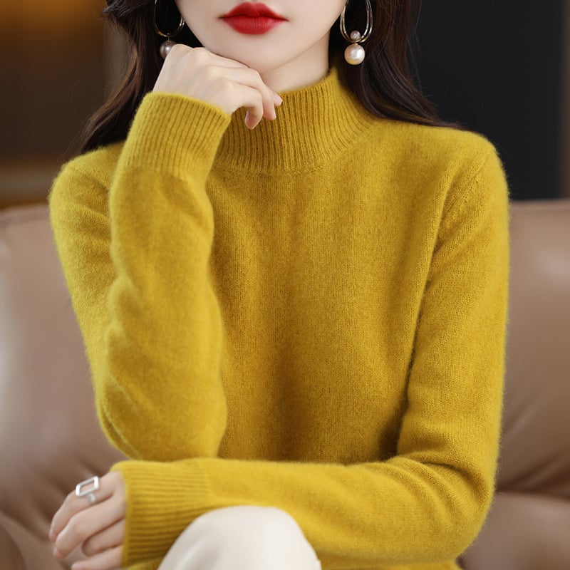 Women's cashmere sweater, 100% wool, say goodbye to static electricity - buy two and get free shipping!
