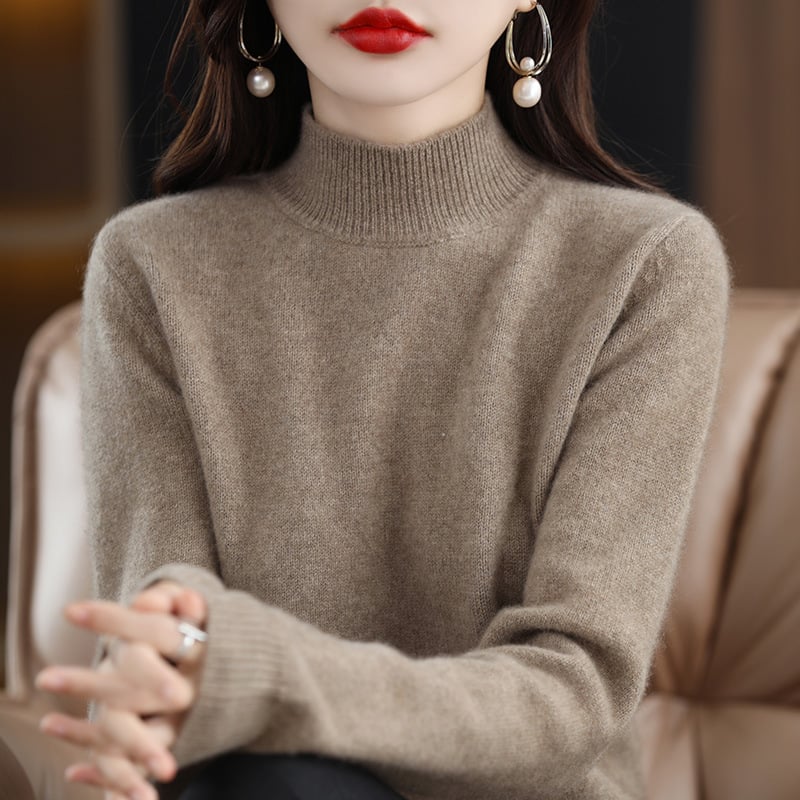 Women's cashmere sweater, 100% wool, say goodbye to static electricity - buy two and get free shipping!
