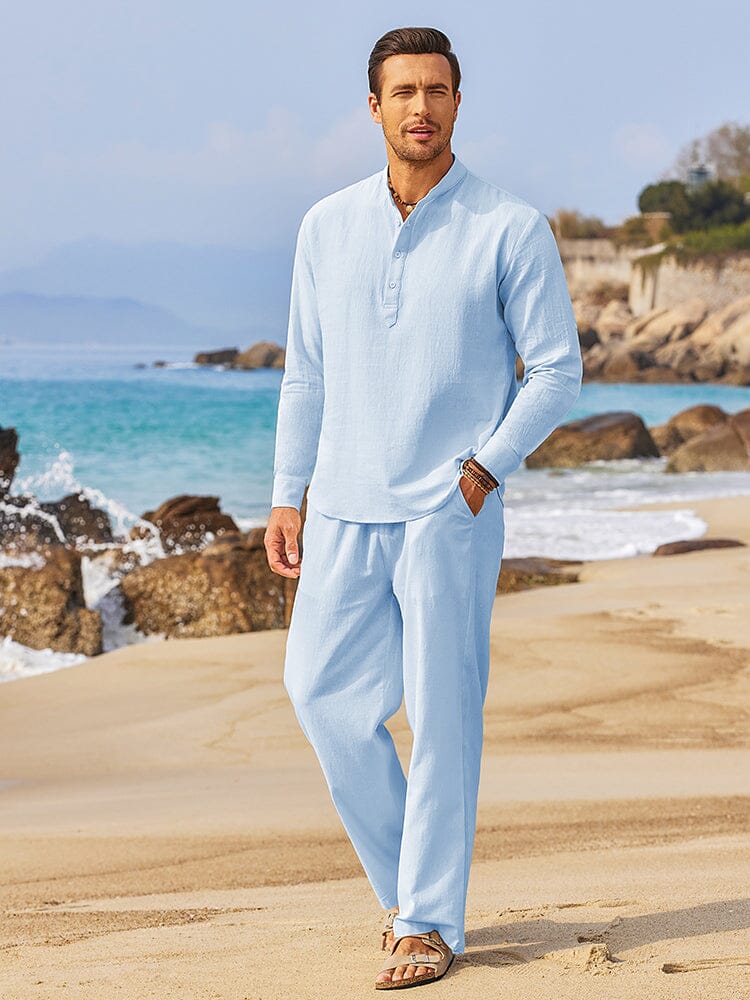 Men's casual two piece suit