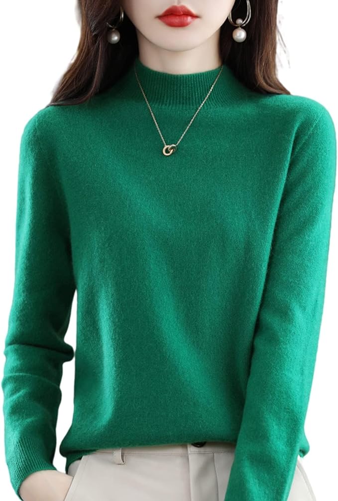 Women's cashmere sweater, 100% wool, say goodbye to static electricity - buy two and get free shipping!