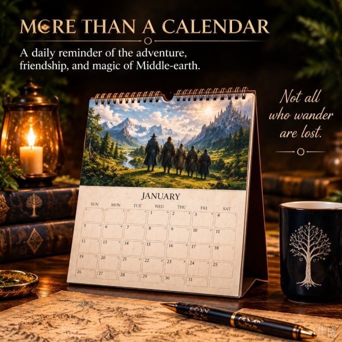 π§π
The Lord of the Rings 2027 Desk Calendar