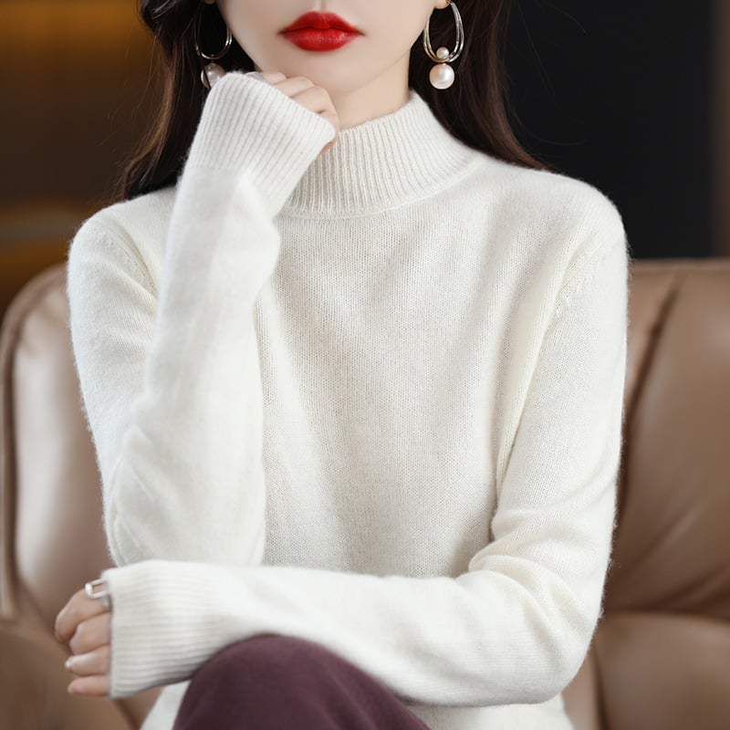 Women's cashmere sweater, 100% wool, say goodbye to static electricity - buy two and get free shipping!