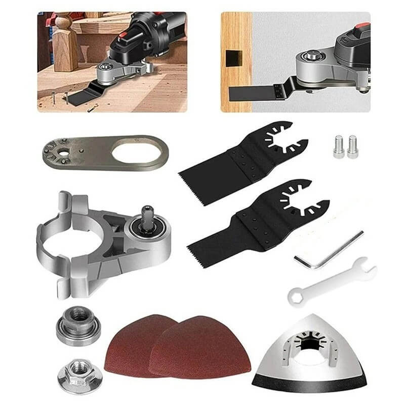 🔥🎁🎁Angle Grinder Converter Set, Angle Grinder Converter Universal Head Adapter, Carbon Steel Angle Grinder to Multi-Tool Converter🔥🔥