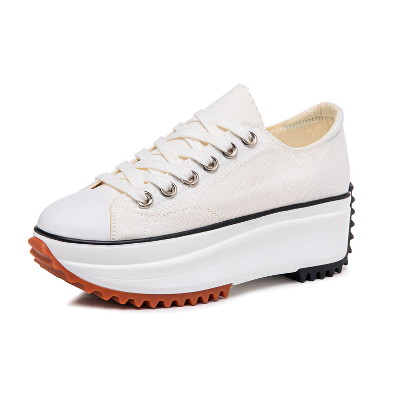Canvas anti-slip thick-soled sneakers