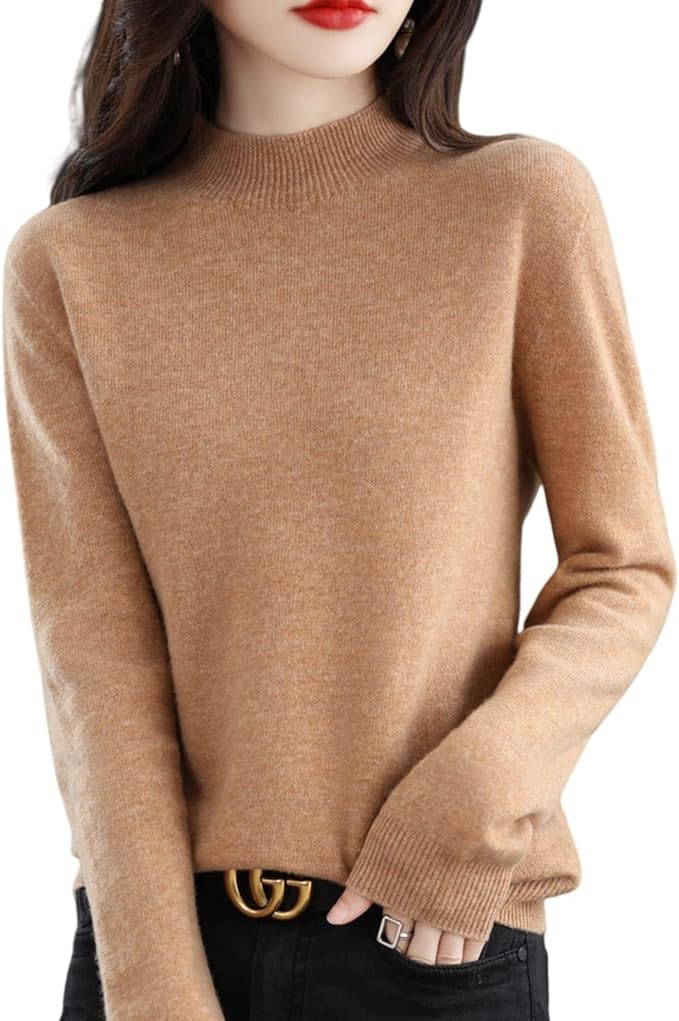 Women's cashmere sweater, 100% wool, say goodbye to static electricity - buy two and get free shipping!