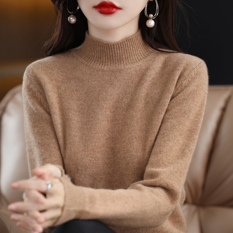 Women's cashmere sweater, 100% wool, say goodbye to static electricity - buy two and get free shipping!