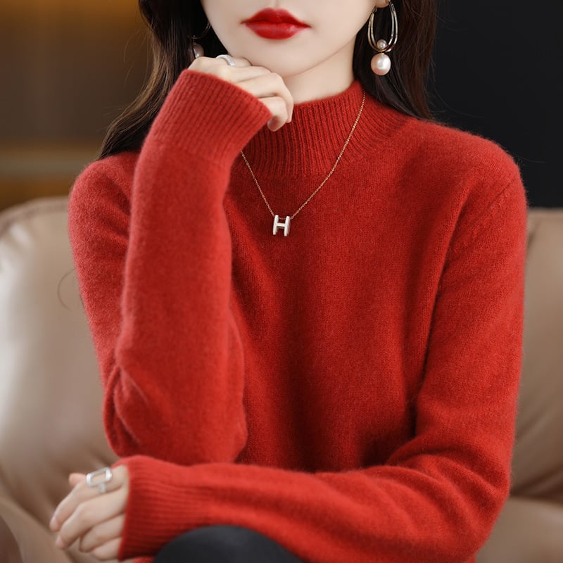 Women's cashmere sweater, 100% wool, say goodbye to static electricity - buy two and get free shipping!