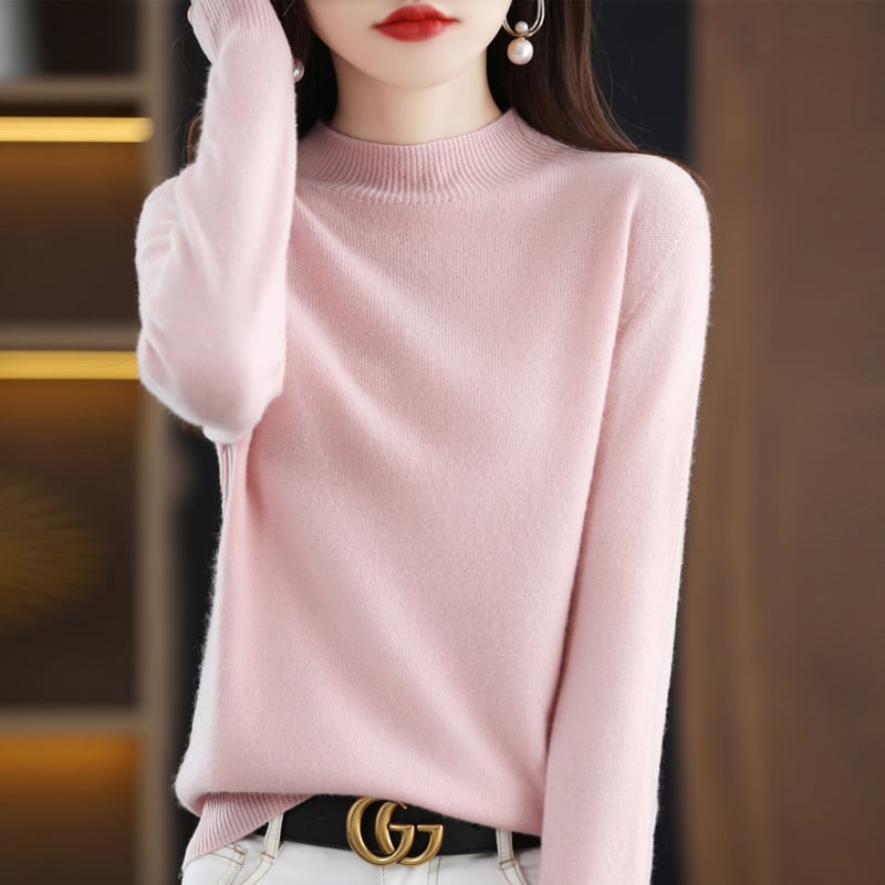Women's cashmere sweater, 100% wool, say goodbye to static electricity - buy two and get free shipping!
