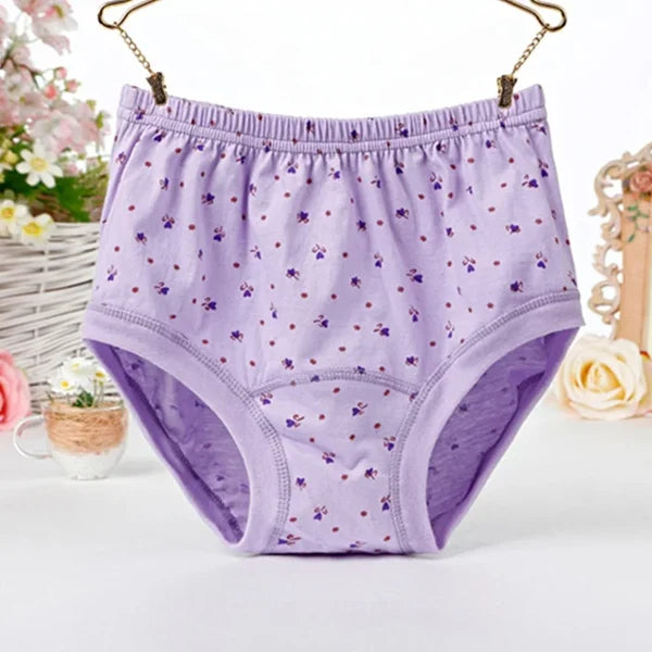 π₯ New High-Waist Ladies Cotton Panties Plus Sizes