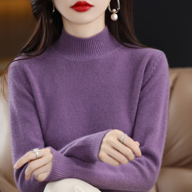 Women's cashmere sweater, 100% wool, say goodbye to static electricity - buy two and get free shipping!