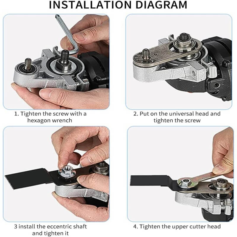 🔥🎁🎁Angle Grinder Converter Set, Angle Grinder Converter Universal Head Adapter, Carbon Steel Angle Grinder to Multi-Tool Converter🔥🔥