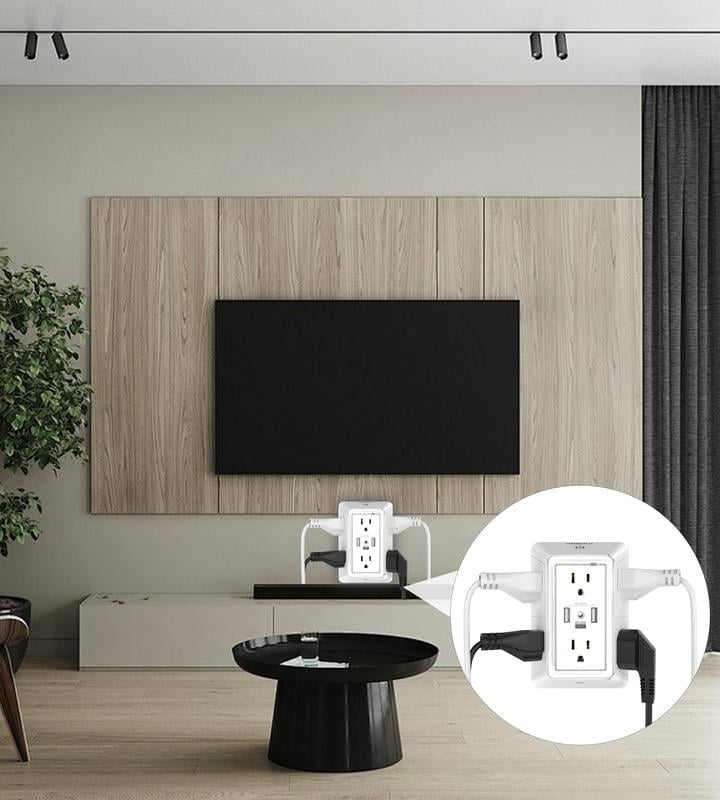 ✨Hot sale 🔥 Multi Plug Outlet Surge Protector