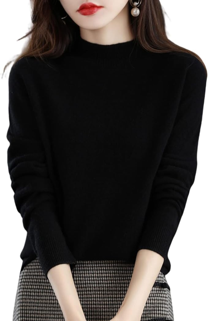 Women's cashmere sweater, 100% wool, say goodbye to static electricity - buy two and get free shipping!