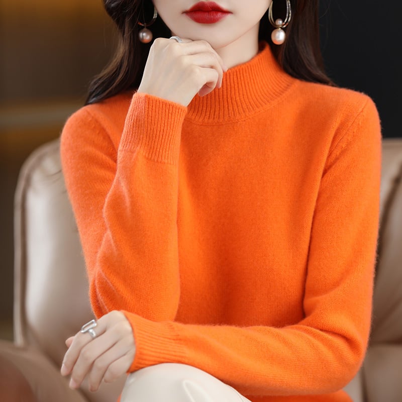 Women's cashmere sweater, 100% wool, say goodbye to static electricity - buy two and get free shipping!