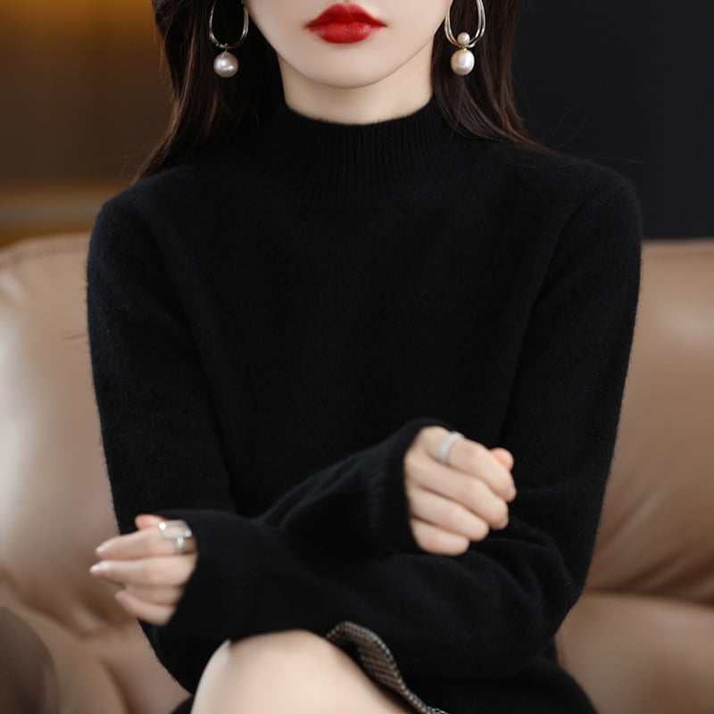 Women's cashmere sweater, 100% wool, say goodbye to static electricity - buy two and get free shipping!