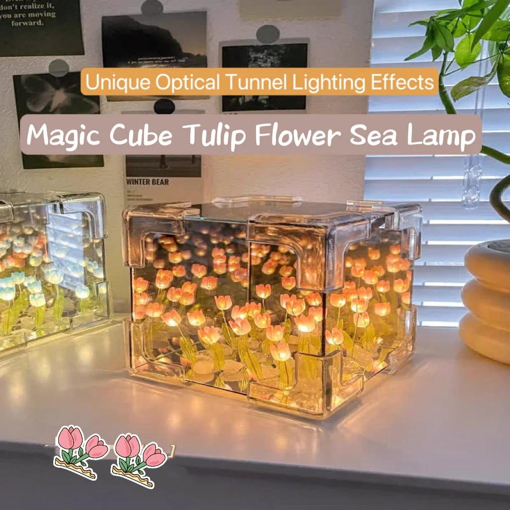 Craft Your Own Floral Glow-DIY Flower Lamp Kit(Tutorial included)