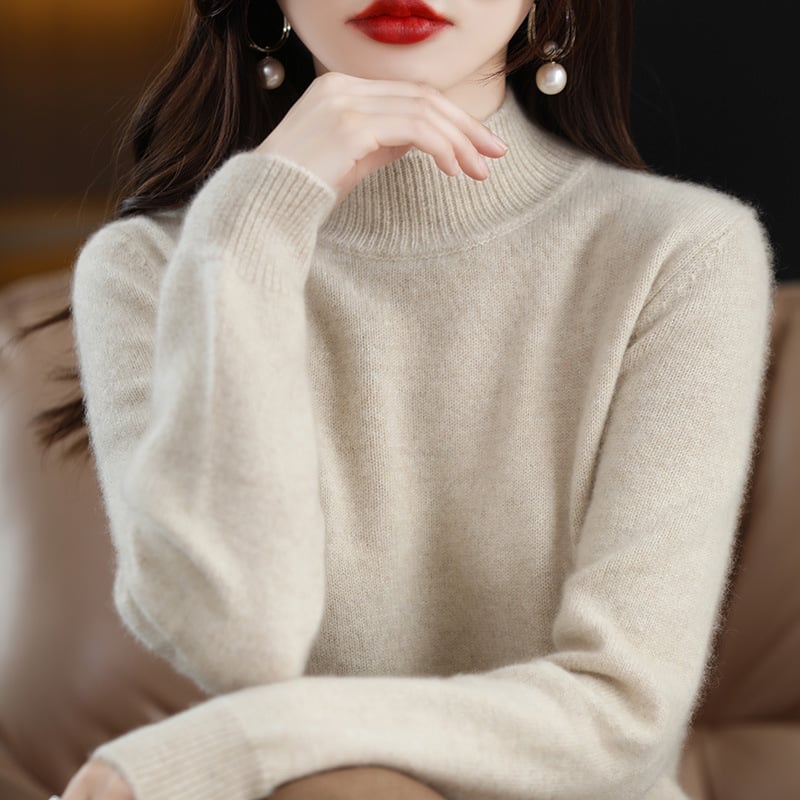 Women's cashmere sweater, 100% wool, say goodbye to static electricity - buy two and get free shipping!