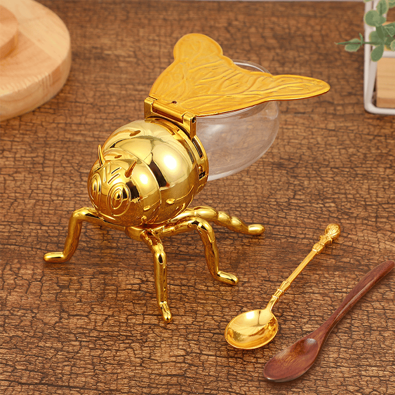 Decorative Bee-Shaped Honey Jar