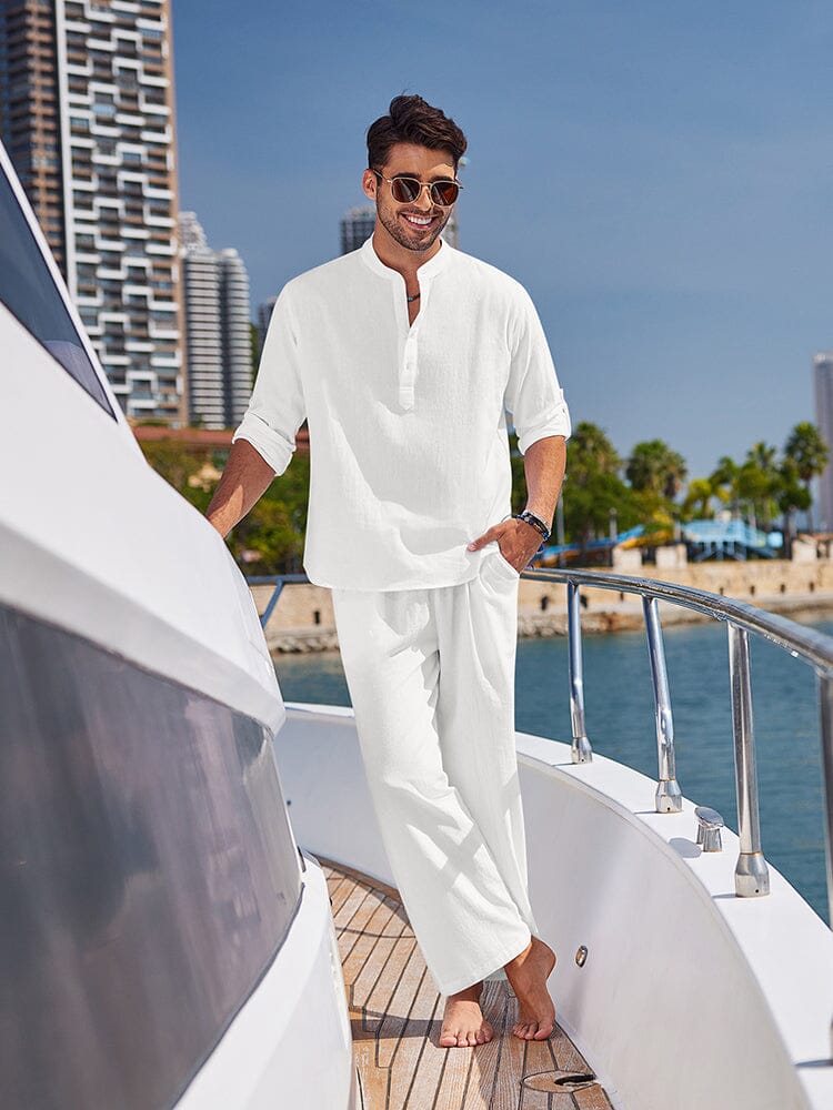 Men's casual two piece suit