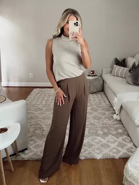 Crepe Pleated Pants (Buy 2 Free Shipping)