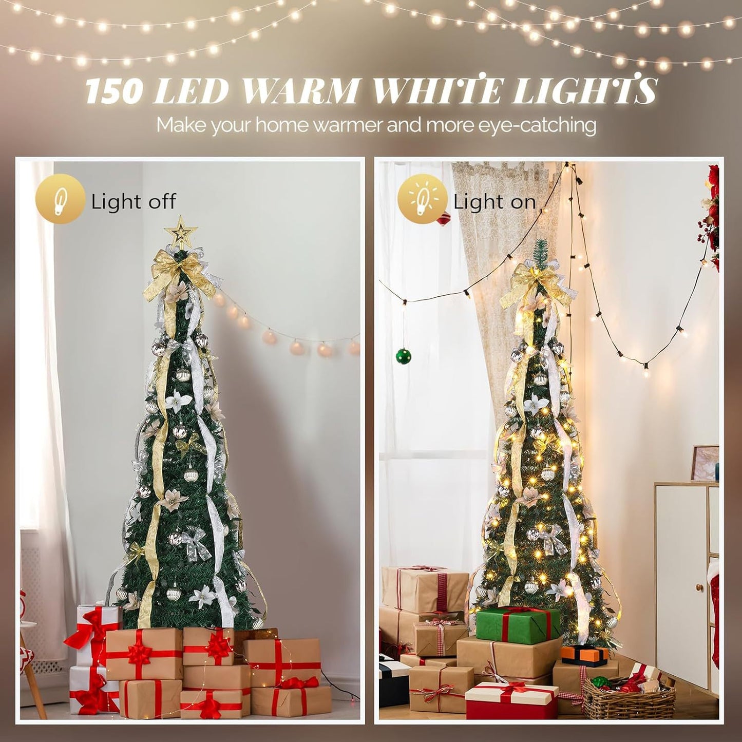 ๐ Christmas sale Foldable Christmas Tree for the Perfect Holiday Celebration! - free shipping! ๐