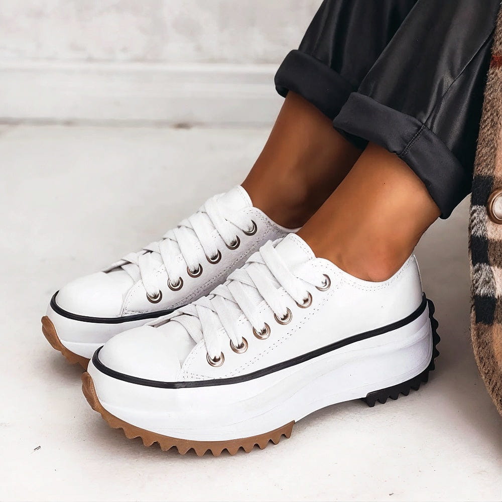 Canvas anti-slip thick-soled sneakers