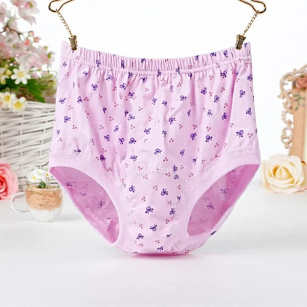 π₯ New High-Waist Ladies Cotton Panties Plus Sizes