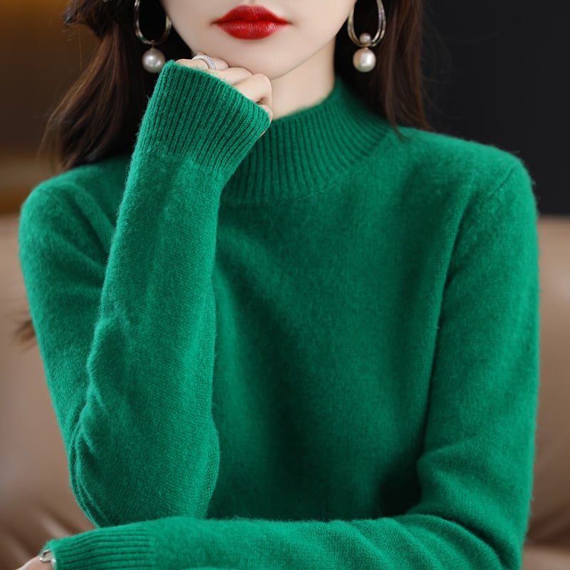 Women's cashmere sweater, 100% wool, say goodbye to static electricity - buy two and get free shipping!