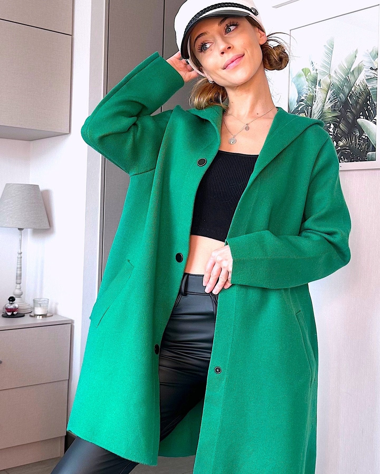 🔥Autumn/Winter Special Offers 49% OFF - Casual Single Breasted Hooded Jacket (Buy 2 Free Shipping)