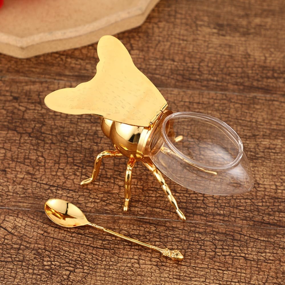 Decorative Bee-Shaped Honey Jar