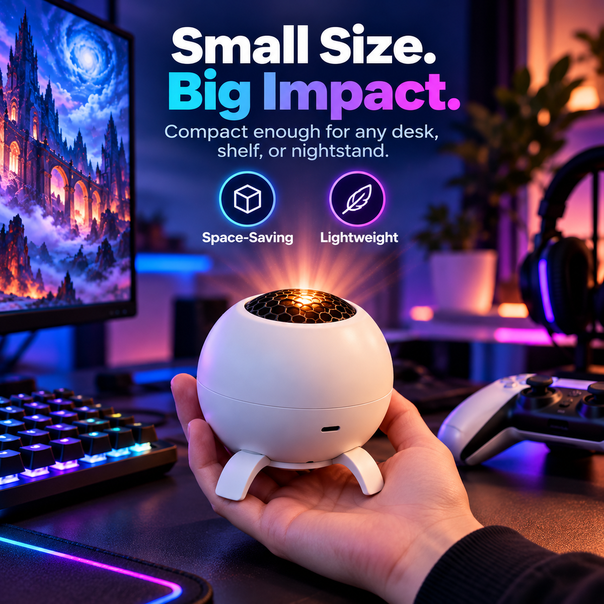 ๐ 50% OFF Immersive Fantasy Room Projector โ Transform Your Gaming Room in Seconds ๐ฎ