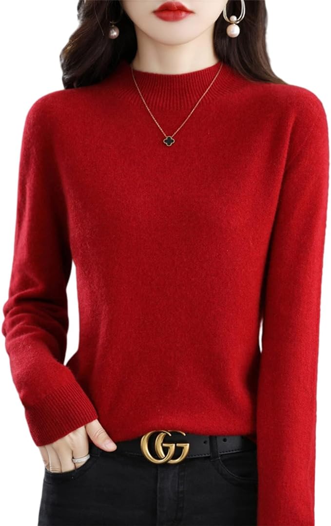 Women's cashmere sweater, 100% wool, say goodbye to static electricity - buy two and get free shipping!