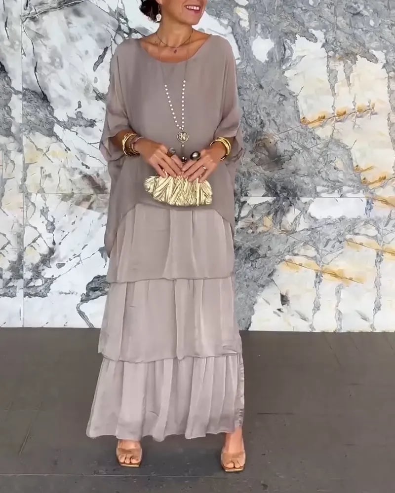 🔥Last Day Promotion🔥Elegant V-neck Maxi Dress(BUY 2 FREE SHIPPING)