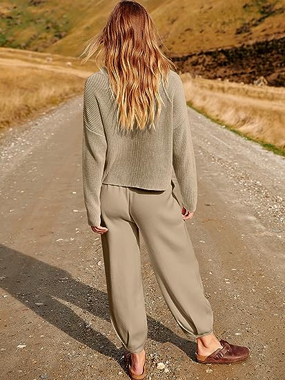 🔥🔥🔥Fall Knit Top Sweater Set(Buy 2 Free Shipping)