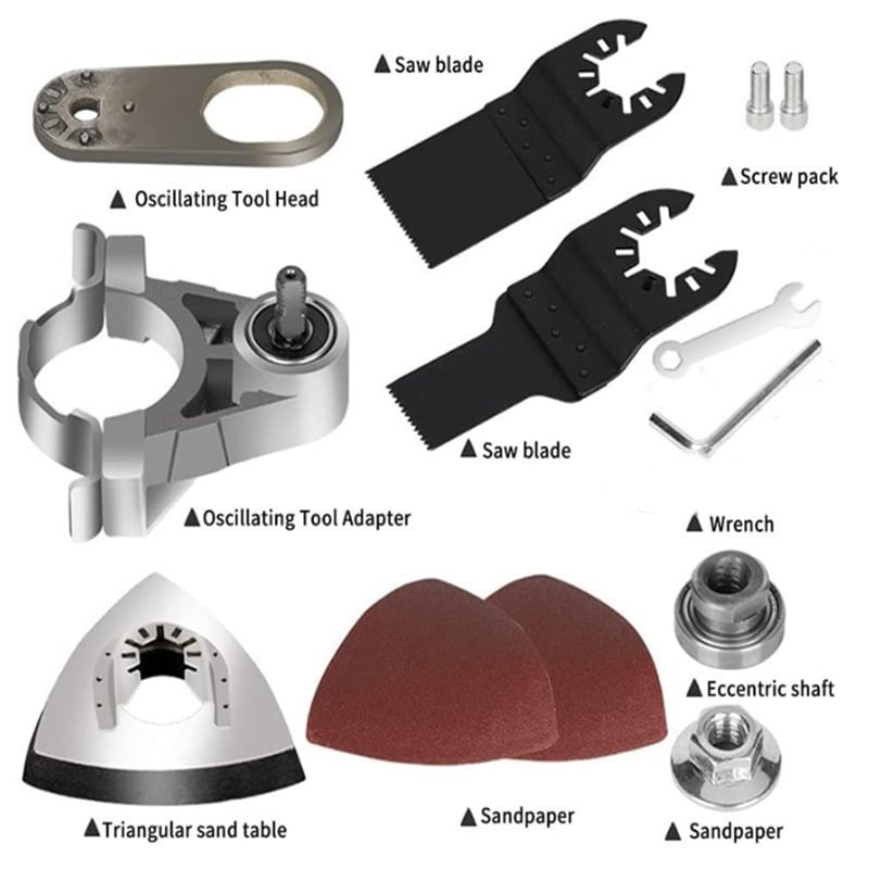 🔥🎁🎁Angle Grinder Converter Set, Angle Grinder Converter Universal Head Adapter, Carbon Steel Angle Grinder to Multi-Tool Converter🔥🔥