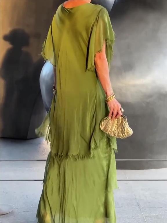 🔥Last Day Promotion🔥Elegant V-neck Maxi Dress(BUY 2 FREE SHIPPING)