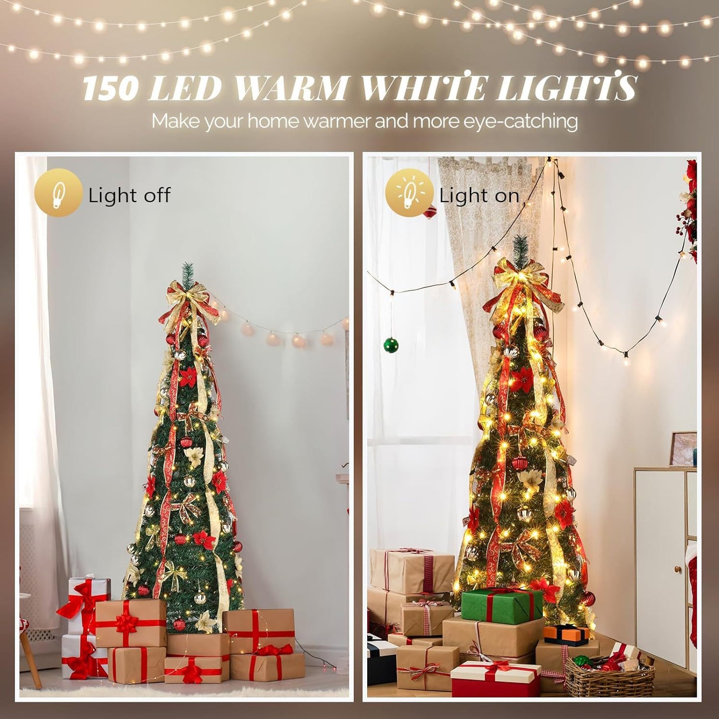 ๐ Christmas sale Foldable Christmas Tree for the Perfect Holiday Celebration! - free shipping! ๐