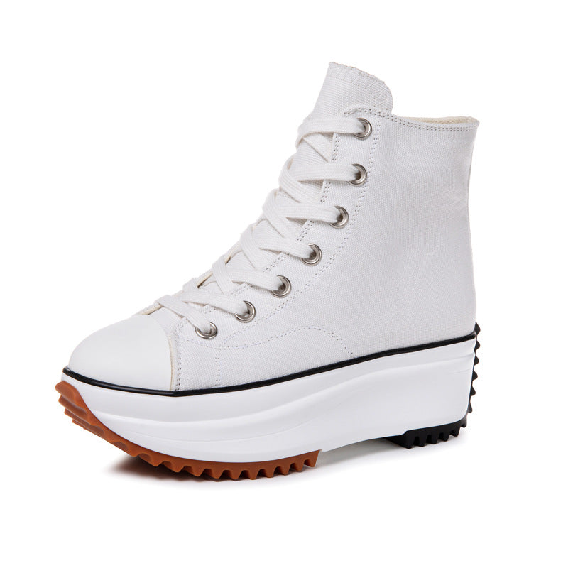 Canvas anti-slip thick-soled sneakers