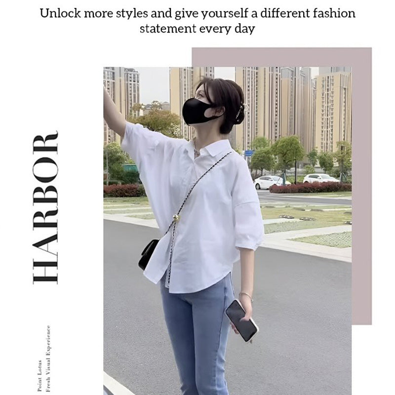 🔥Hot sale: Buy one get one free! Women's Loose Fit Classic Shirt
