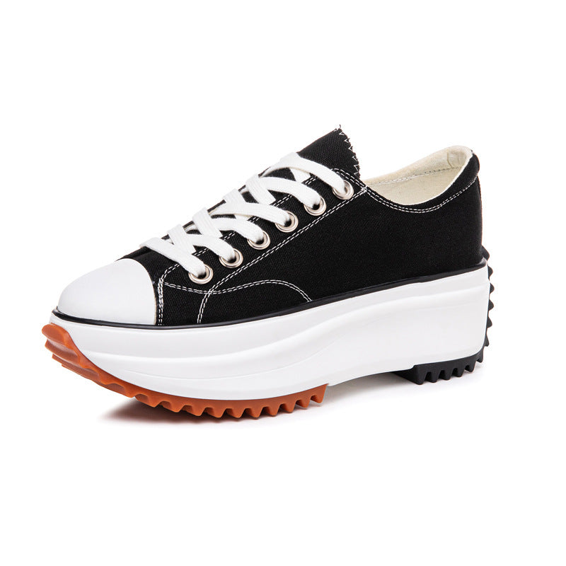 Canvas anti-slip thick-soled sneakers
