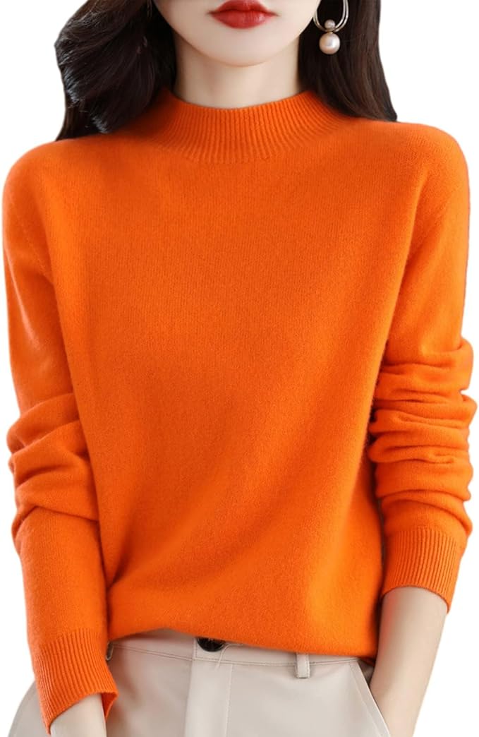 Women's cashmere sweater, 100% wool, say goodbye to static electricity - buy two and get free shipping!