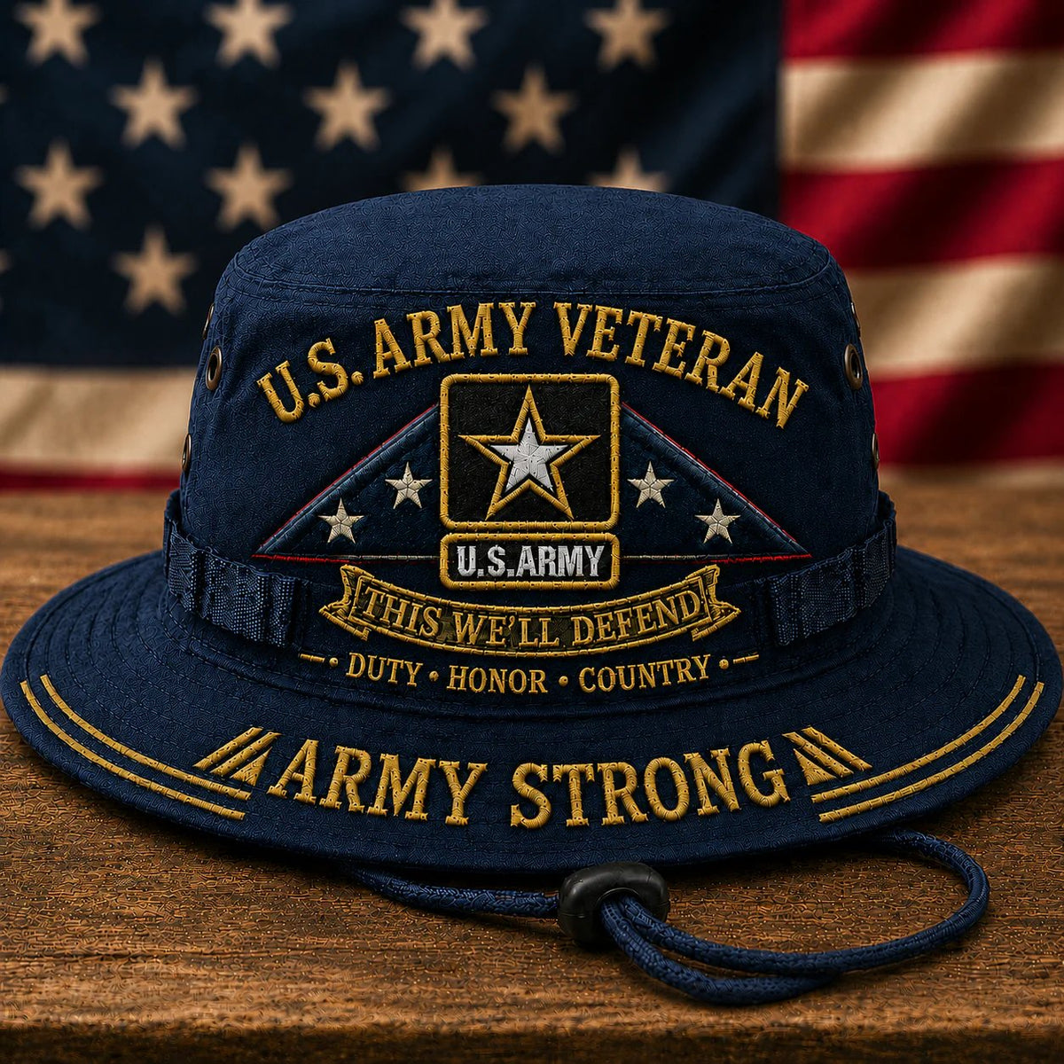 🎖️ U.S. Army Veteran This We’ll Defend Boonie Hat