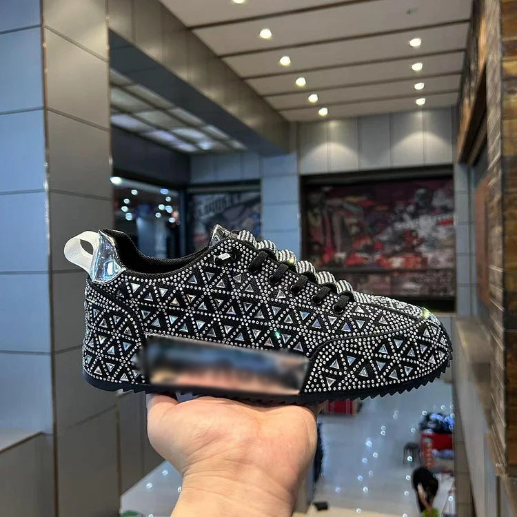 👟Diamond-encrusted Sneakers for Men - Buy two and get free shipping!