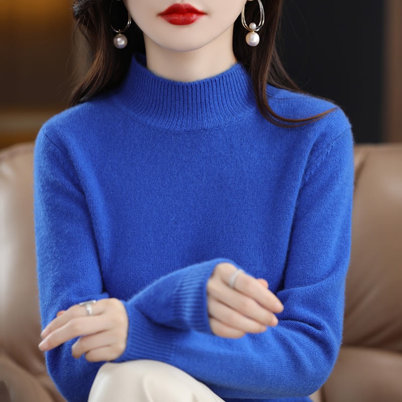 Women's cashmere sweater, 100% wool, say goodbye to static electricity - buy two and get free shipping!
