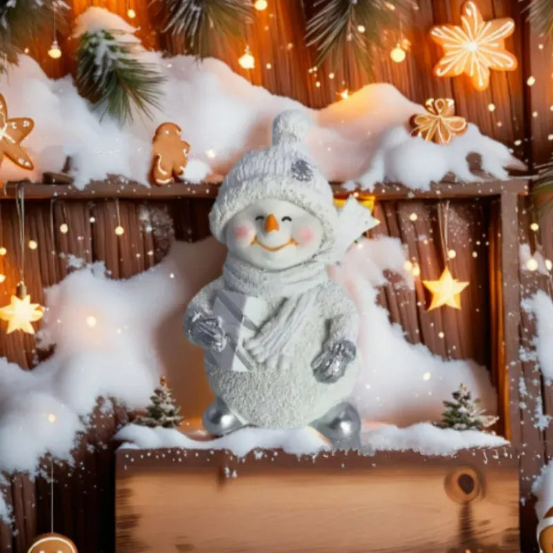⛄Classic Resin Snowman Figurine