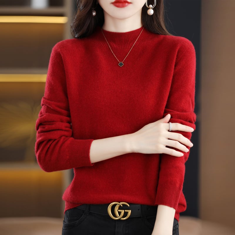 Women's cashmere sweater, 100% wool, say goodbye to static electricity - buy two and get free shipping!