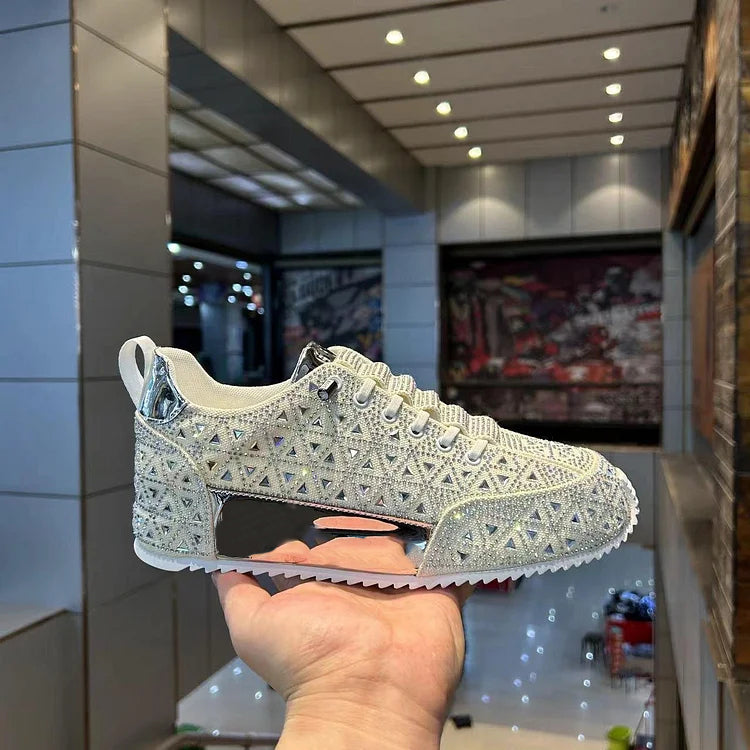 👟Diamond-encrusted Sneakers for Men - Buy two and get free shipping!