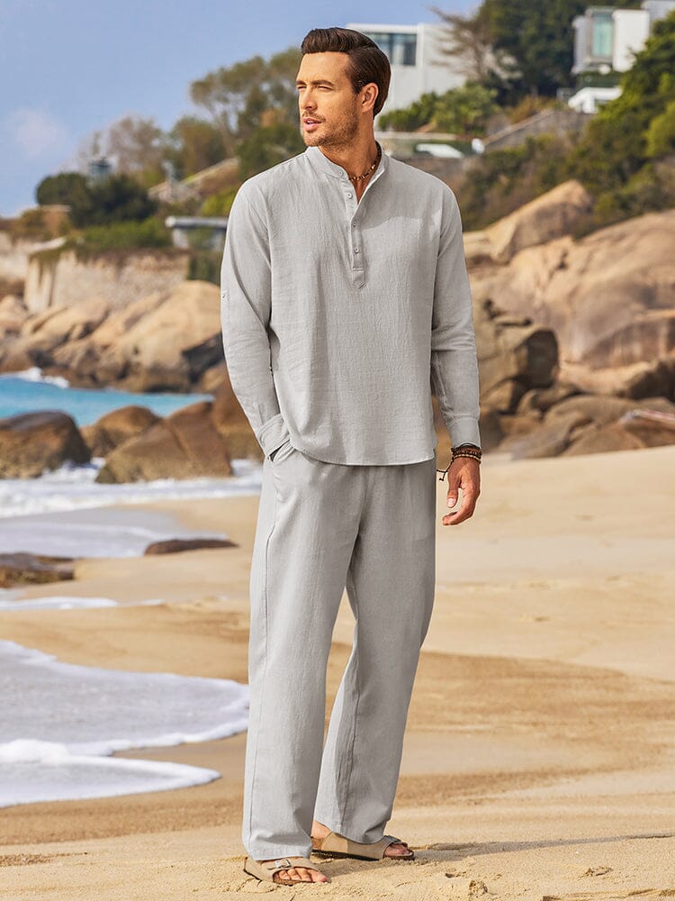 Men's casual two piece suit